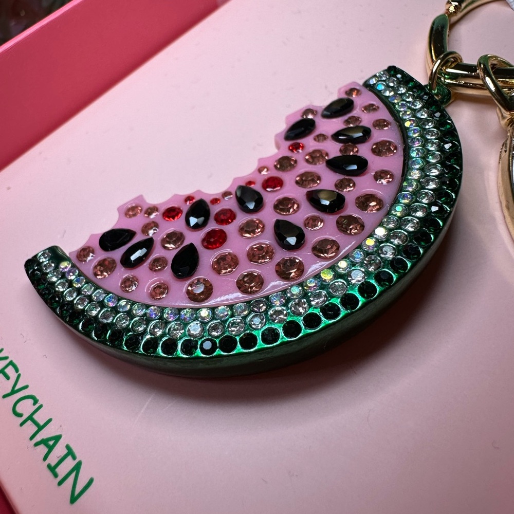 Betsey Johnson Watermelon Bag Keychain 🍉 - Picture 3 of 8